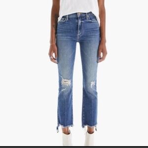 Awesome Mother Denim The Insider Crop Step Chew in Dancing On Coals - Sz 32